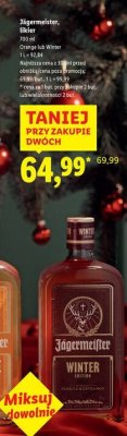 Likier Jägermeister Winter promocja w Lidl