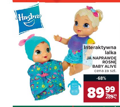 Alka interaktywna baby alive ja naprawd臋 rosn臋! Hasbro promocja
