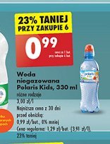 Woda niegazowana Polaris kids promocja