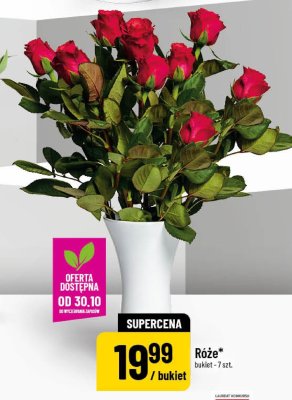 Róże bukiet 7 szt. promocja w POLOmarket