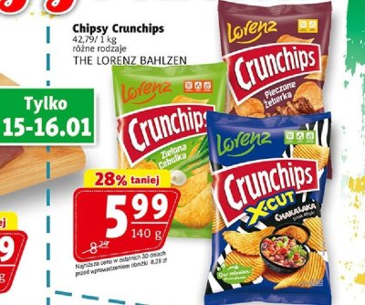 Chipsy Crunchips różne rodzaje promocja w Prim Market