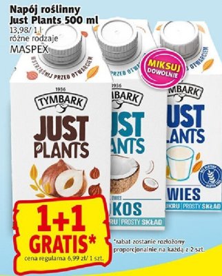 Napój Napój roślinny Just Plants 500 ml różne rodzaje Maspex promocja w Prim Market