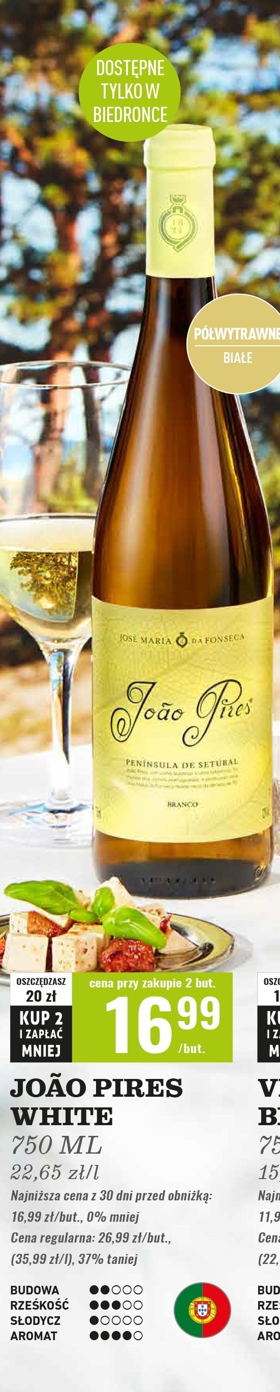 Wino Joao pires promocja w Biedronka
