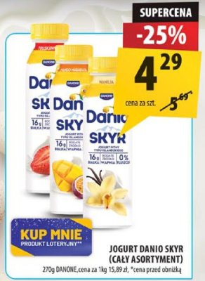 Jogurt Danio Skyr (cały asortyment) 270g promocja w Arhelan