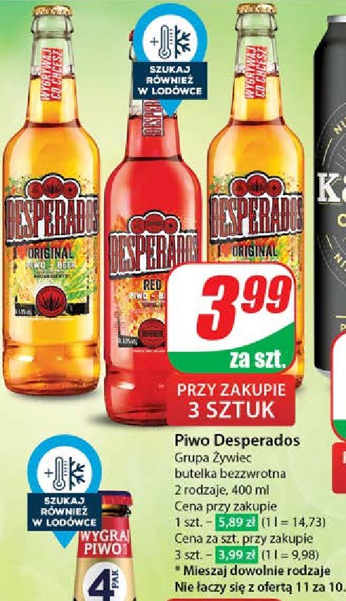 Piwo Desperados promocja