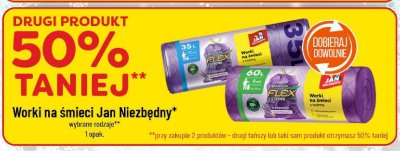 Worki na śmieci Jan Niezbędny Flex Strong 35L promocja w POLOmarket