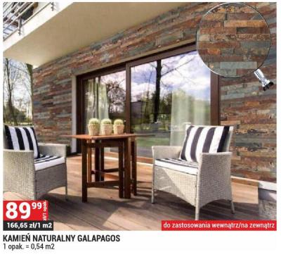 Kamień naturalny Galapagos, 1 opak. = 0,54 m2 promocja w Merkury Market
