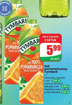 Sok pomarańczowy barbie promocja w Dino