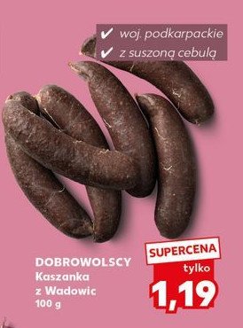 Kaszanka z wadowic Dobrowolscy promocja