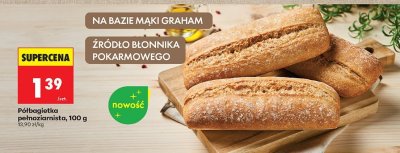 Półbagietka pełnoziarnista  promocja w Biedronka