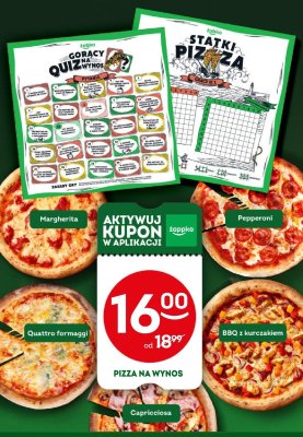 Pizza Margherita na wynos promocja w Żabka