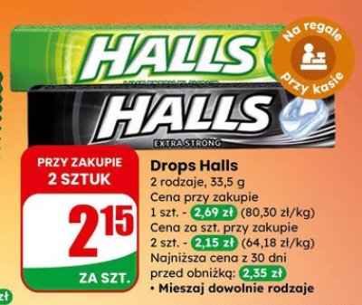 Drops Halls 2 rodzaje promocja w Dino