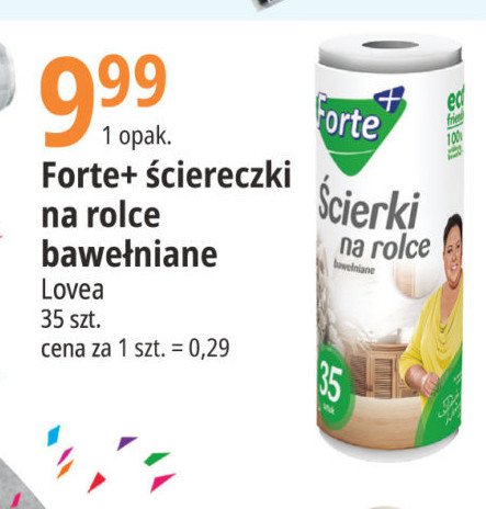 艢ciereczki na rocle bawe艂niane Forte+ (podmarka) promocja