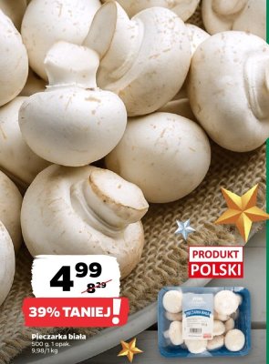 Pieczarka biała promocja w Netto