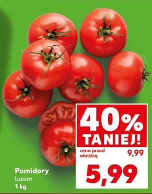 Pomidory luzem promocja w Kaufland