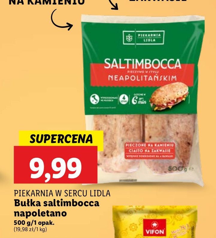 Saltimbocca w stylu neapolitańskim PIEKARNIA W SERCU LIDLA promocja