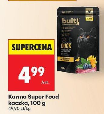 Karma dla kota Super Food kaczka promocja w Biedronka