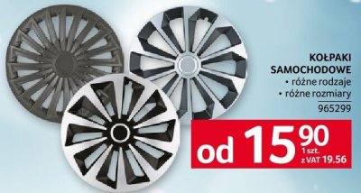 Kołpaki samochodowe różne rodzaje promocja w Selgros
