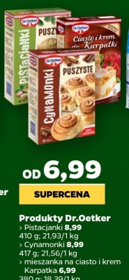 Cynamonki - mieszanka do wypieku promocja w Netto