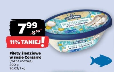 Filety śledziowe w sosie różne rodzaje promocja w Netto