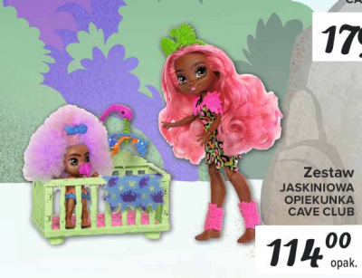 Jaskiniowa opiekunka Cave club promocja