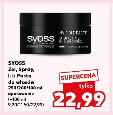 Pianka do włosów Syoss max hold promocja