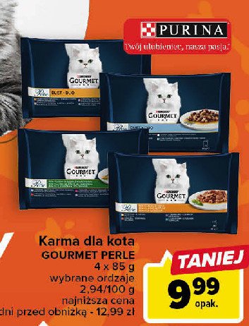 Karma dla kota chef's recipes Purina gourmet a la carte promocja