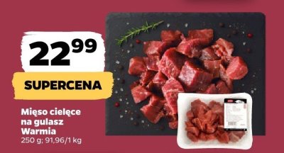 Mięso cielęce na gulasz  promocja w Netto