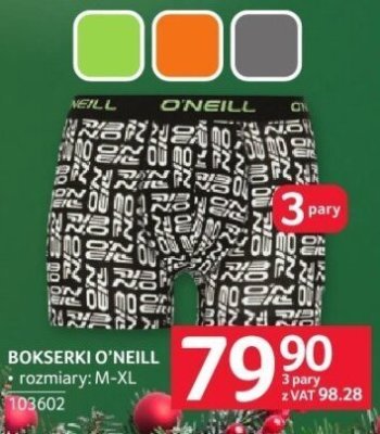 Bokserki O'Neill 3 pary promocja w Selgros