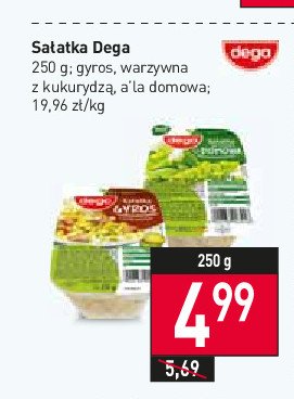 Sa艂atka warzywna z kukurydz膮 Dega promocja