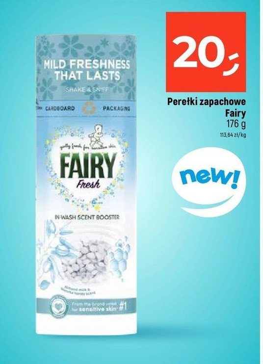 Perełki zapachowe fresh Fairy promocja