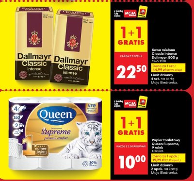 Kawa mielona Classic Intense Dallmayr, 500 g promocja w Biedronka