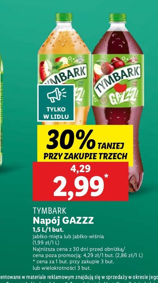 Napój jabłko-mięta promocja