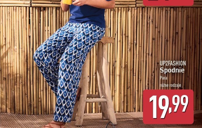 Spodnie damskie Up2fashion promocja w Aldi