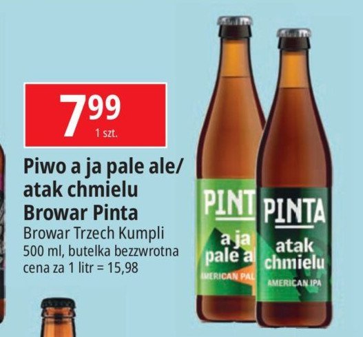 Piwo Pinta atak chmielu promocja