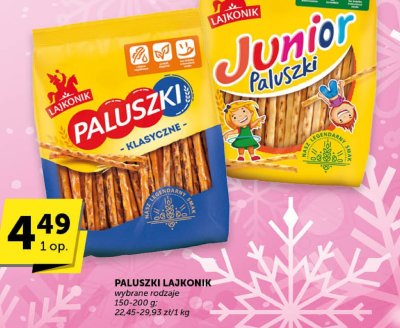 Paluszki Lajkonik promocja w Euro Sklep