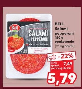 Salami dojrzewaj膮ce pepperoni- plastry Bell polska promocja