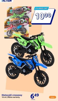 Motocykl crossowy promocja w Action