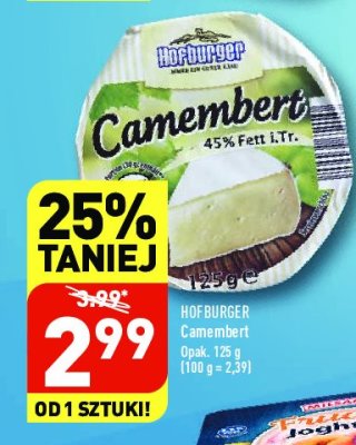 Ser camembert Hofburger promocja