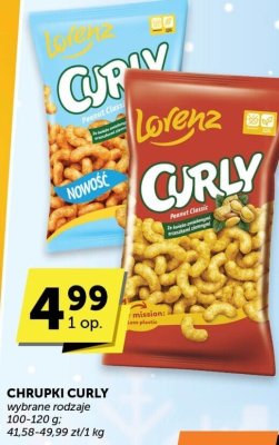 Chrupki Curly o smaku sera promocja w Groszek