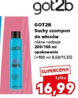 Suchy szampon do włosów różne rodzaje promocja w Kaufland