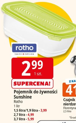Pojemnik do żywności Sunshine promocja w Leclerc