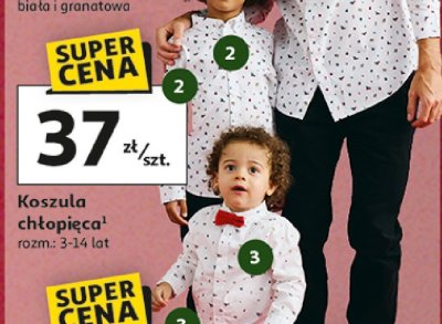 Koszula chłopięca promocja w Auchan
