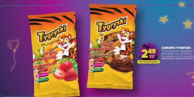 Chrupki Tygryski różne rodzaje promocja w Stokrotka