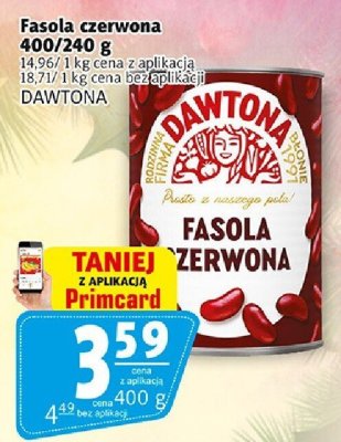 Fasola czerwona Dawtona promocja w Prim Market