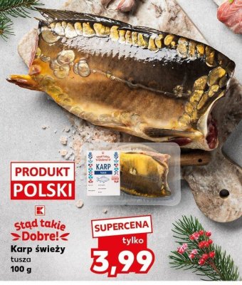 Karp świeży tusza 100 g promocja w Kaufland