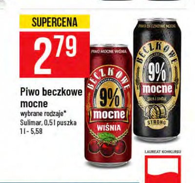 Piwo Beczkowe mocne 9% promocja