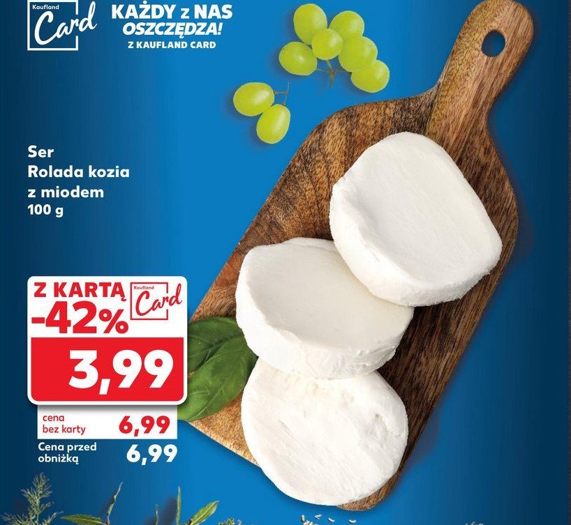 Ser rolada kozia z miodem promocja