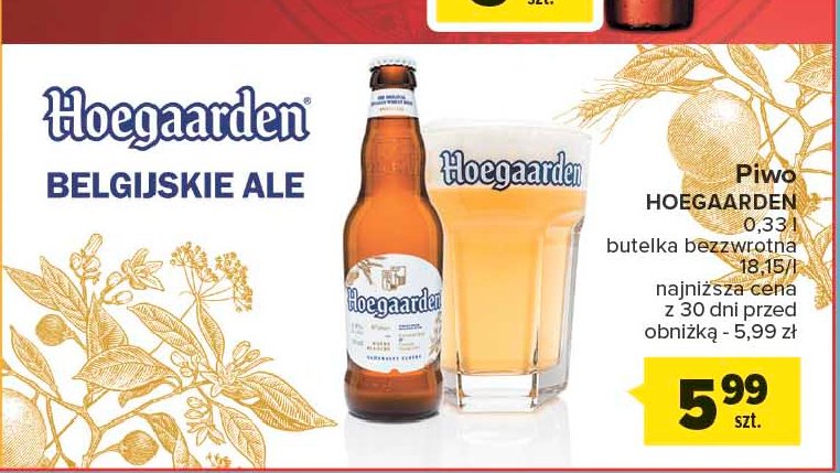 Piwo Hoegaarden white promocja
