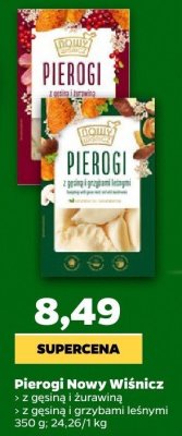 Pierogi z gęsiną i grzybami leśnymi promocja w Netto